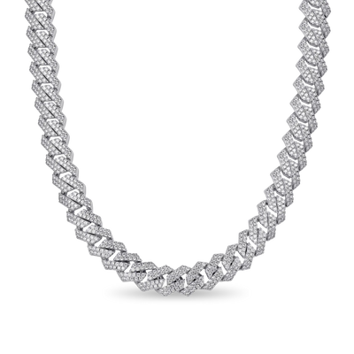 Moissanite Cuban Link Chain - All Sizes