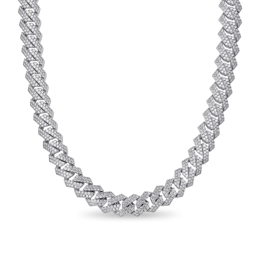 Moissanite Cuban Link Chain - All Sizes