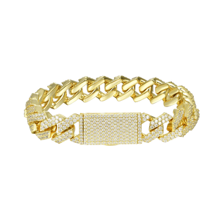 Moissanite Cuban Link Bracelet - All Sizes