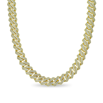 Moissanite Cuban Link Chain - All Sizes
