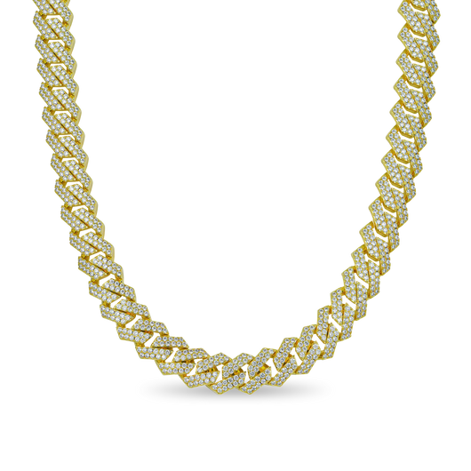 Moissanite Cuban Link Chain - All Sizes