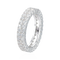 2-Row Moissanite Tennis Ring