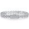 Moissanite Cross Cuban Link Bracelet