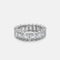 Moissanite Baguette Tennis Ring