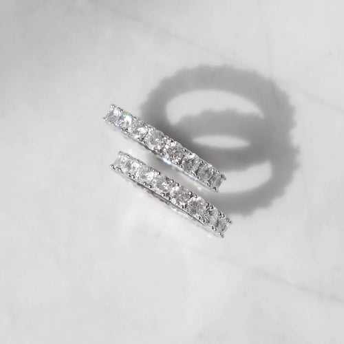 Moissanite Tennis Ring