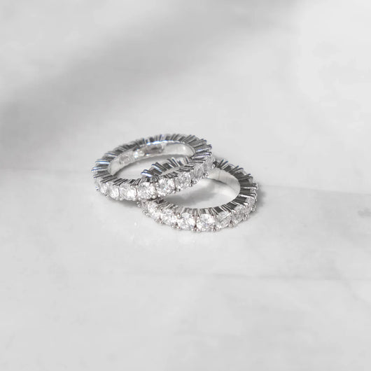 Moissanite Tennis Ring