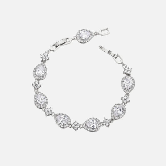 Moissanite Star Tear Drop Bracelet
