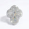 Moissanite Cross Ring