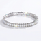 Moissanite Baguette Tennis Bracelet