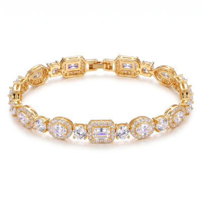 Moissanite Multi-Stone Bracelet