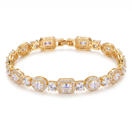 Moissanite Multi-Stone Bracelet