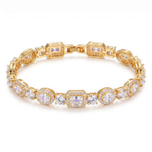 Moissanite Multi-Stone Bracelet