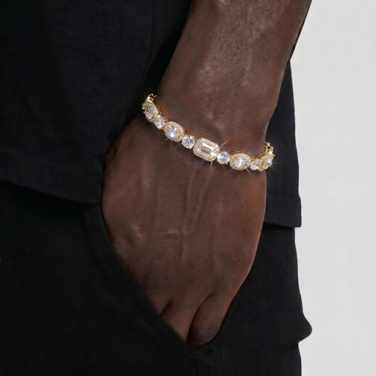 Moissanite Multi-Stone Bracelet
