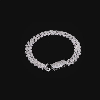 Moissanite Cuban Link Bracelet - All Sizes